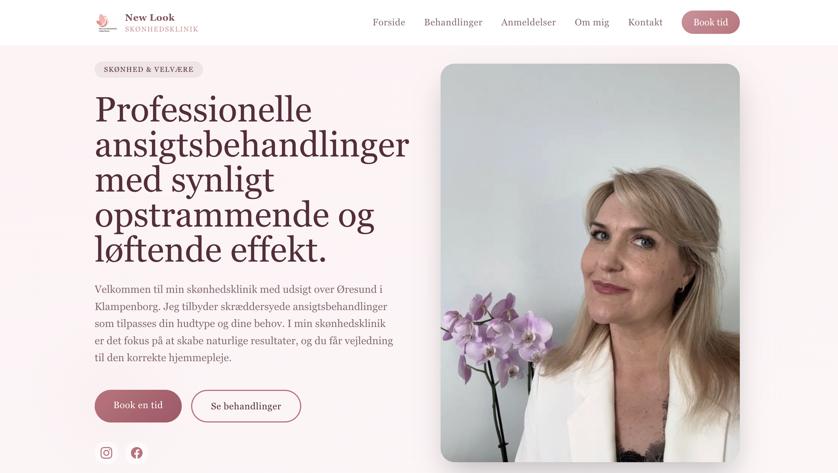 Efter-visualisering af den nye New Look hjemmeside